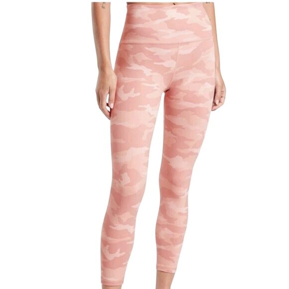 Athleta Elation 7/8 Tights Leggings Pink Camo Plussize Size 1X - Picture 1 of 10
